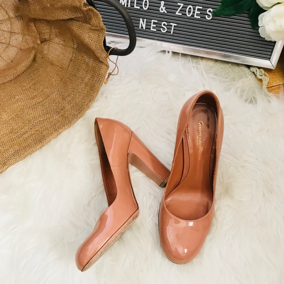 Gianvito Rossi Shoes - Gianvito Rossi Mocha Leather chunky heels 37 1/2